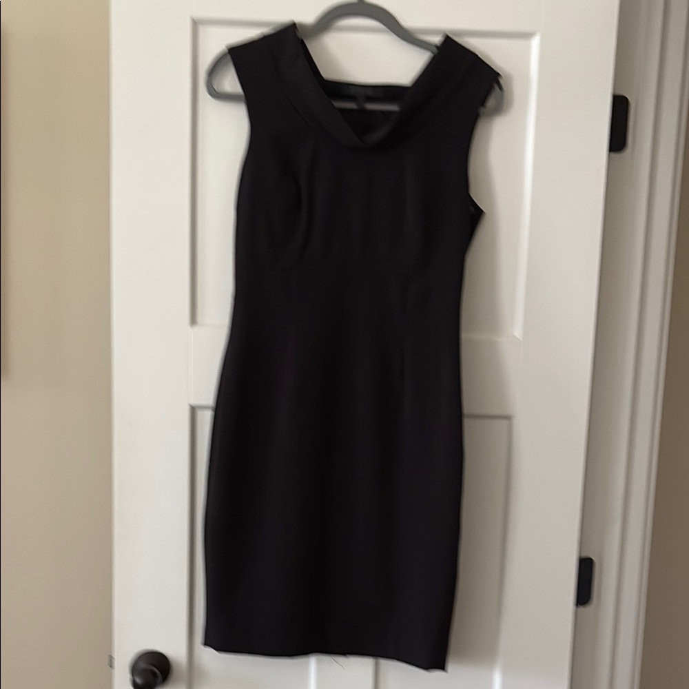 The Limited Black V-Neck Sheath Mini Dress